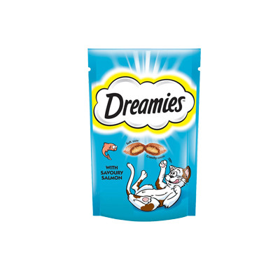 تشویقی گربه دریمیز طعم ماهی سالمون مدل با وزن 60 گرم