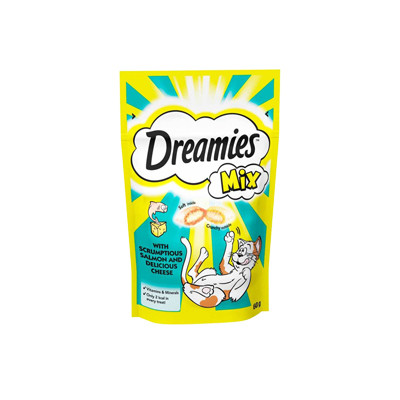 تشویقی گربه دریمیز ماهی و پنیر