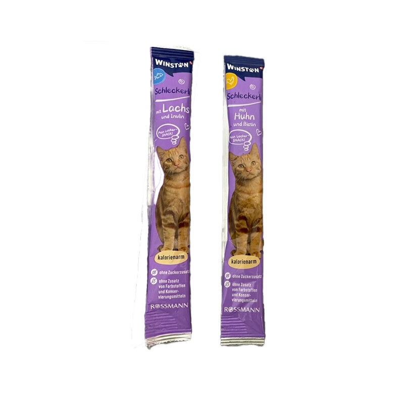 بستنی گربه وینستون با طعم مرغ و ماهی بسته 8 عددی