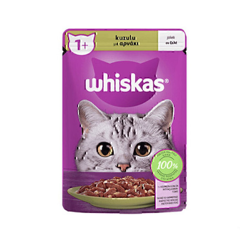 پوچ ویسکاس گوشت بره در ژله – Whiskas Pouch Lamb In Jelly