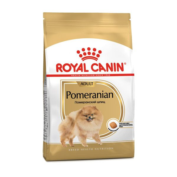 غذای خشک سگ پامرانین بالغ رویال کنین Royal Canin وزن 1.5 کیلوگرم